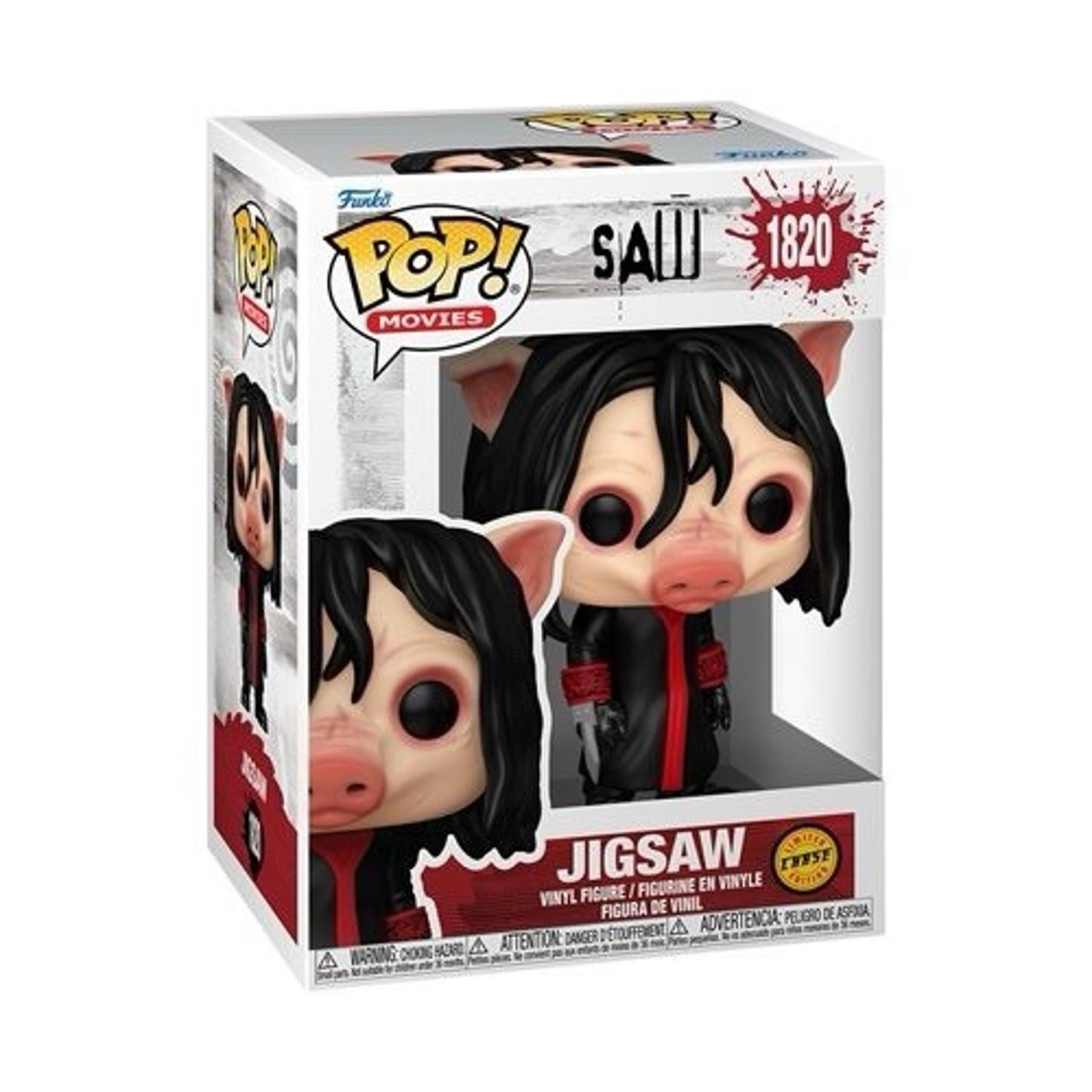 Saw Jigsaw Funko Pop! Vinyl Figure #1820 Chase Bundle