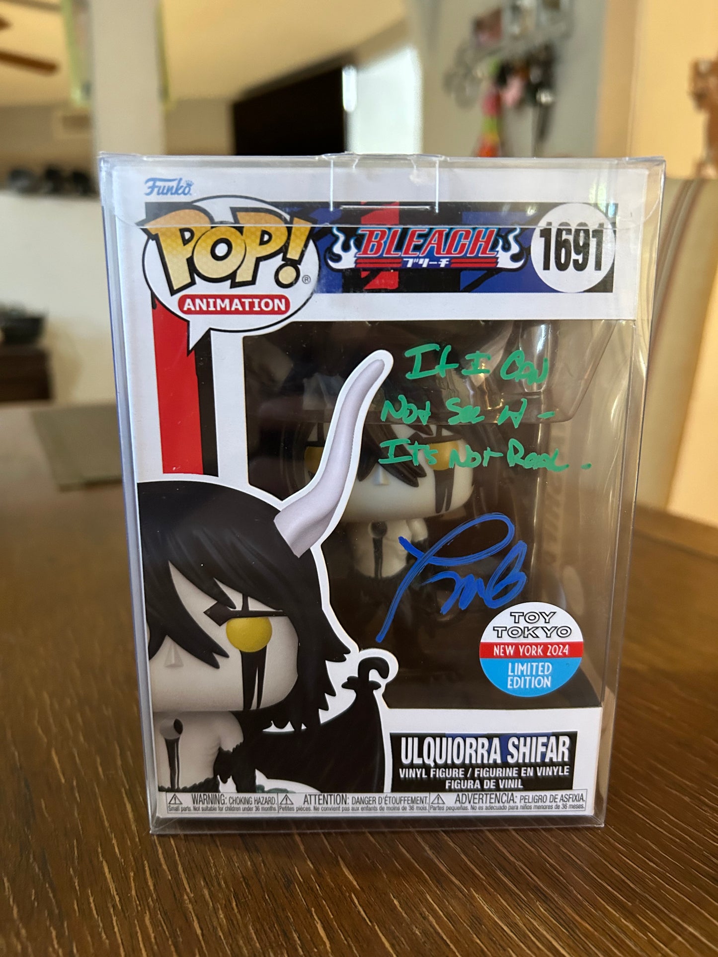 Bleach Toy Tokyo Exclusive Ulquiorra #1691 (Autographed) Funko Pop