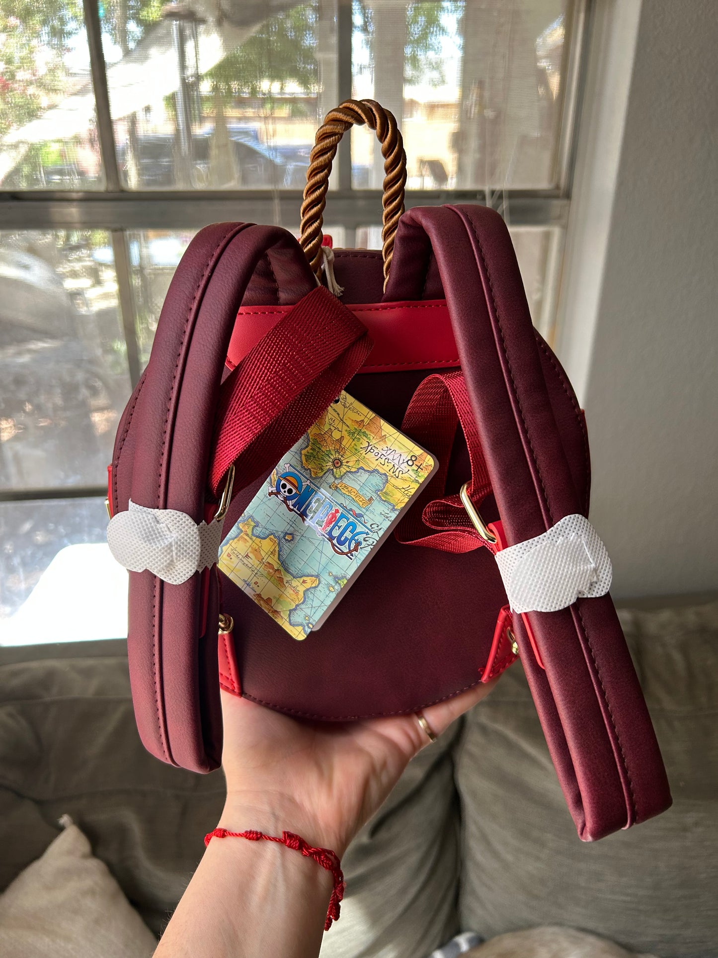 One Piece Compass Loungefly Mini Backpack