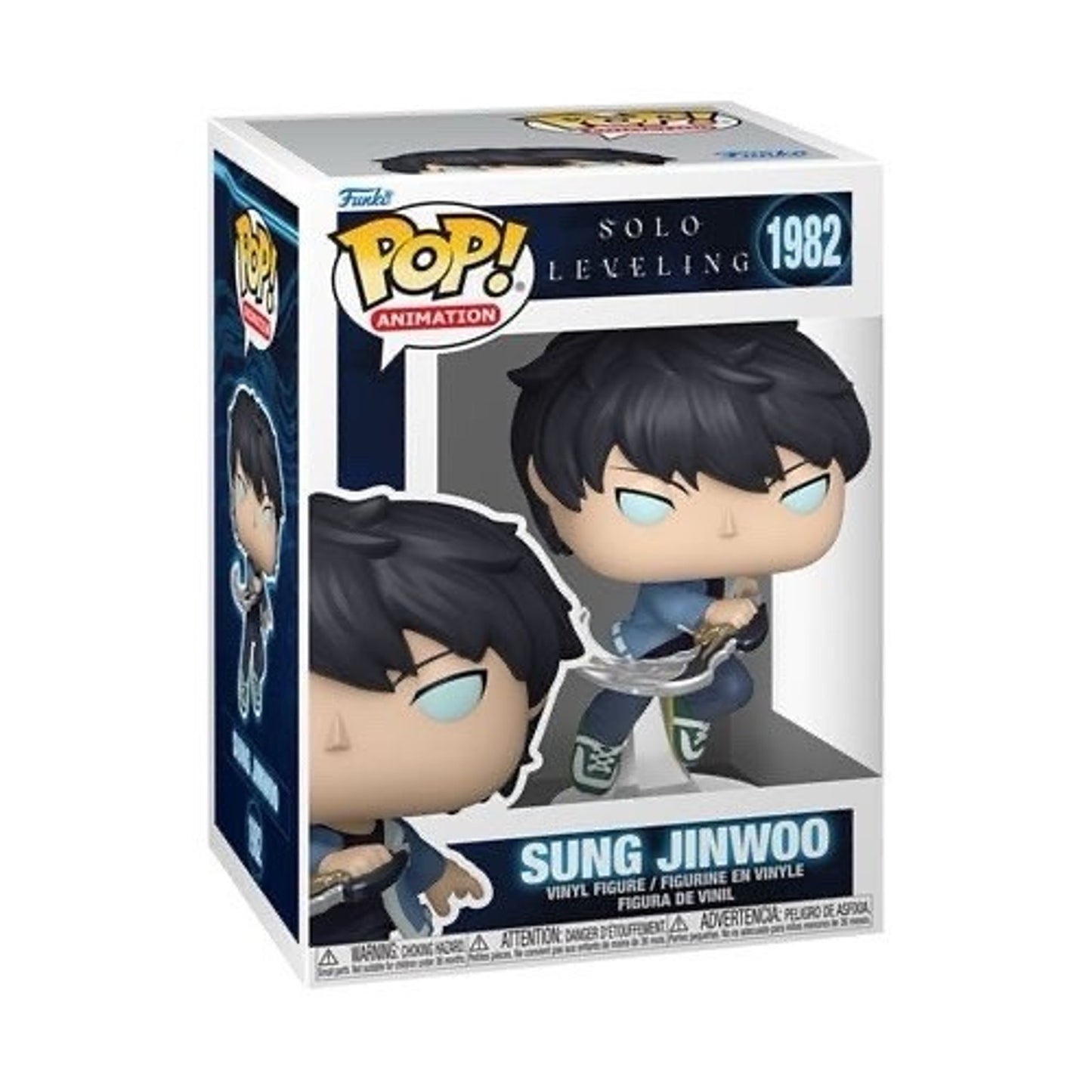 Funko Pop! Solo Leveling : Sung Jinwoo #1982 Chase Bundle with Pop Protector