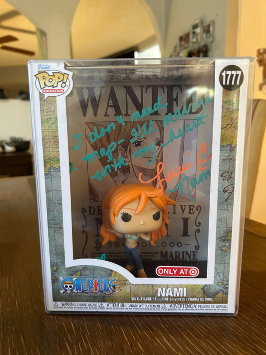 One Piece Nami #1777 (Autographed) Poster Funko Pop