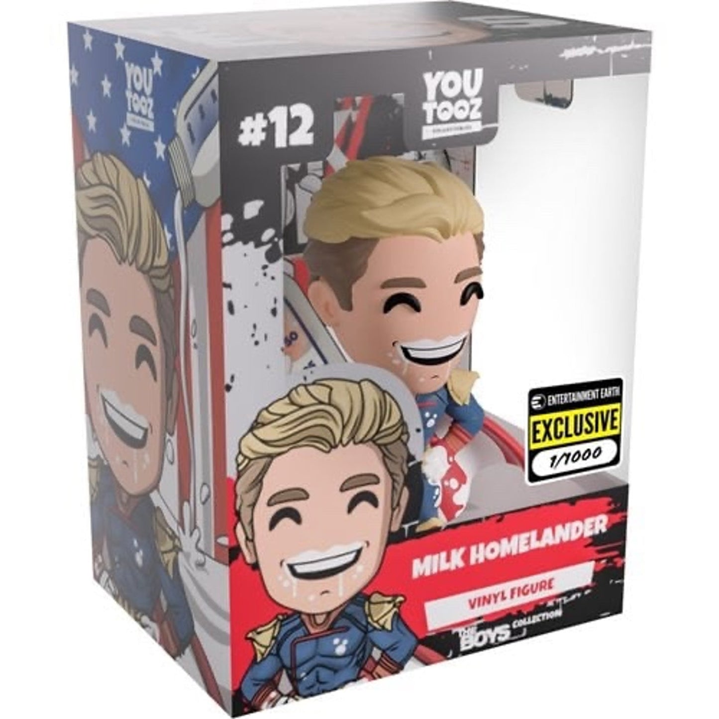 The Boys Collection Homelander Milk Variant Vinyl Figure #12 - Youtooz