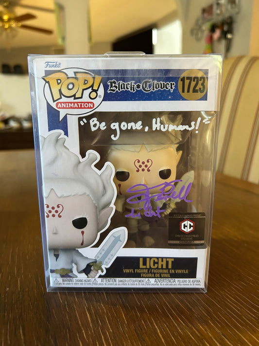 Black Clover Licht #1723 (Autographed) Funko Pop