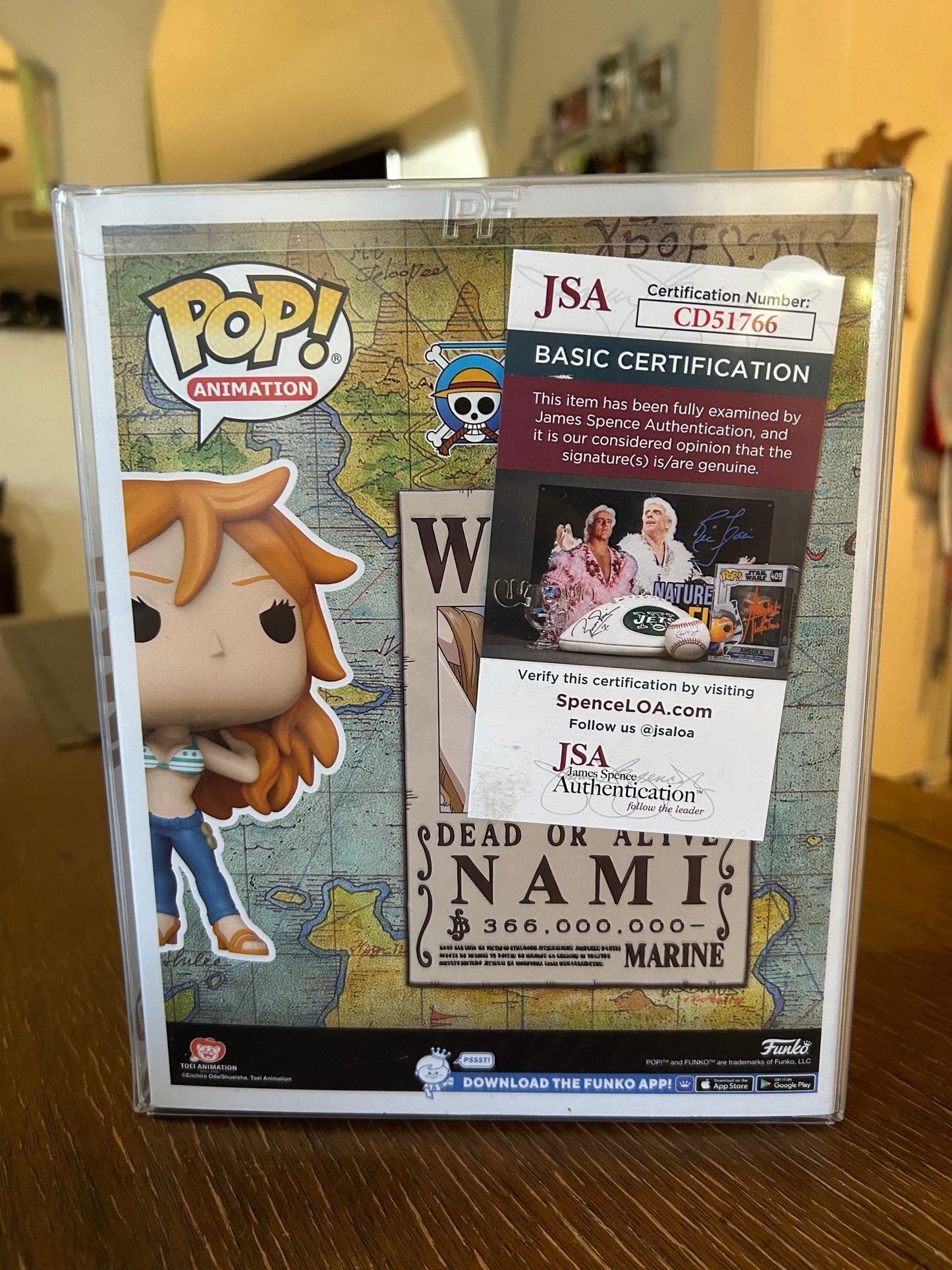 One Piece Nami #1777 (Autographed) Poster Funko Pop