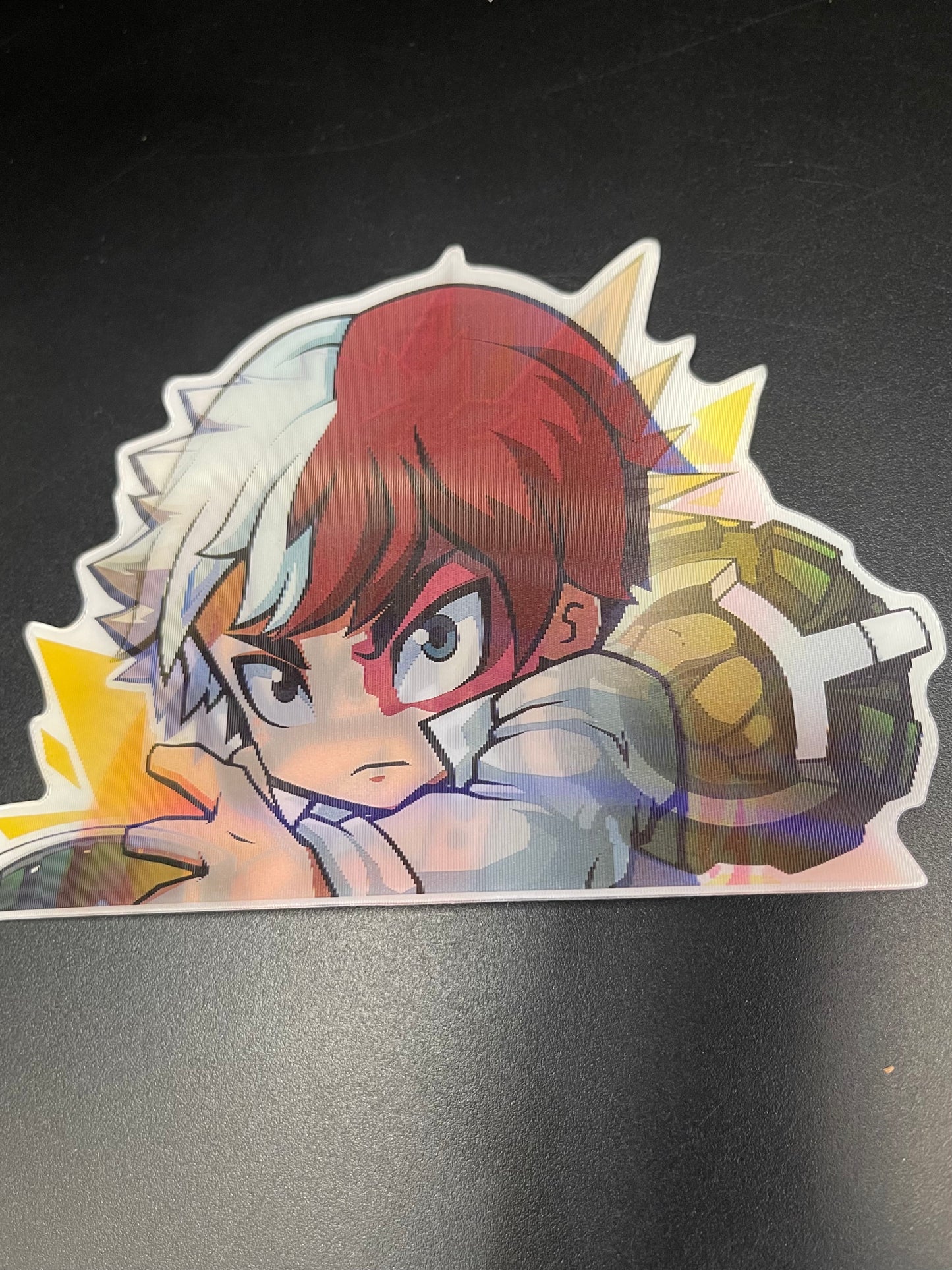 My Hero Academia Bakugo/Todoroki Holographic Sticker