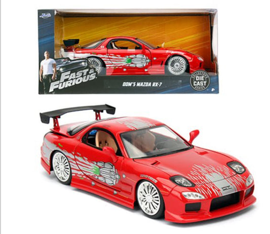 Fast and Furious Doms Mazda rx7 diecast 1:24