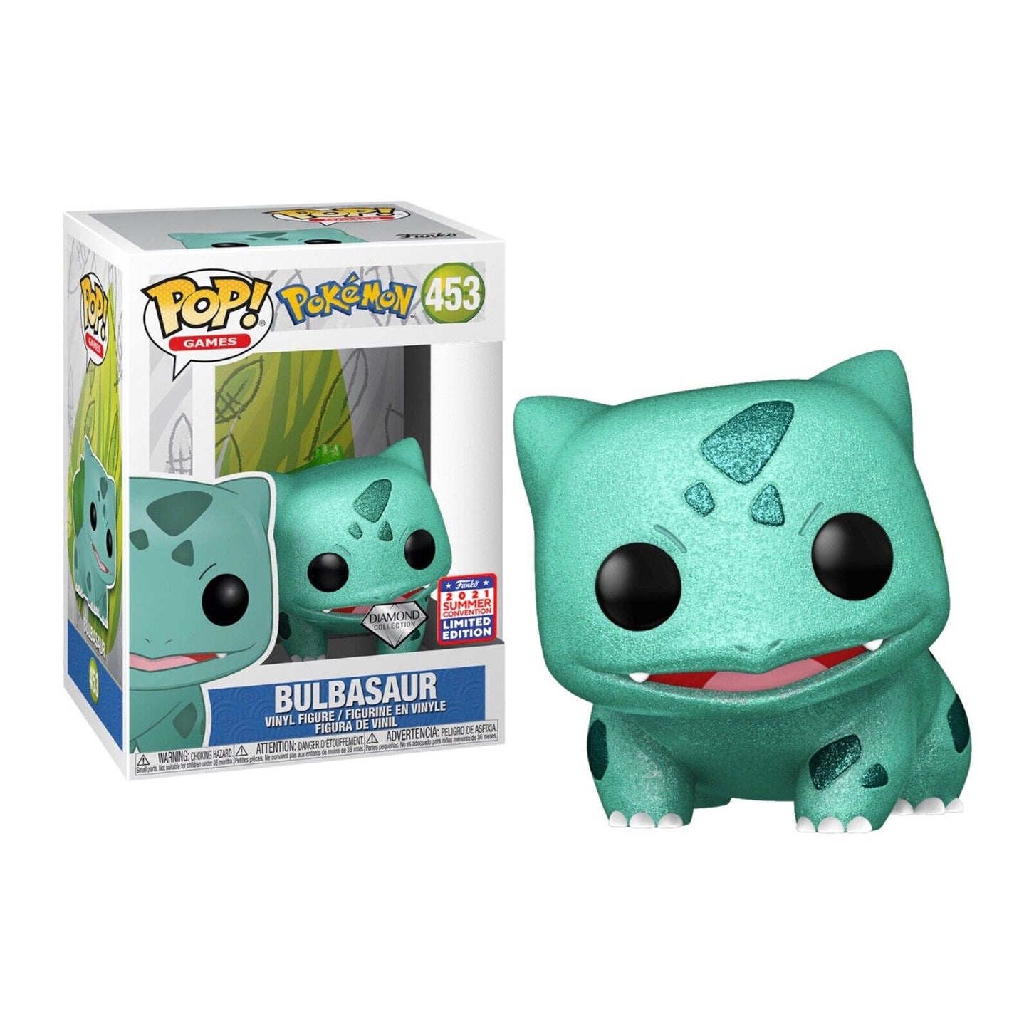 Funk Pop Pokémon Bulbasaur Diamond 453