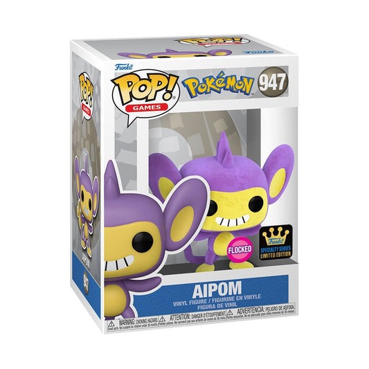 Funko Pop Pokemon Aipom Flocked