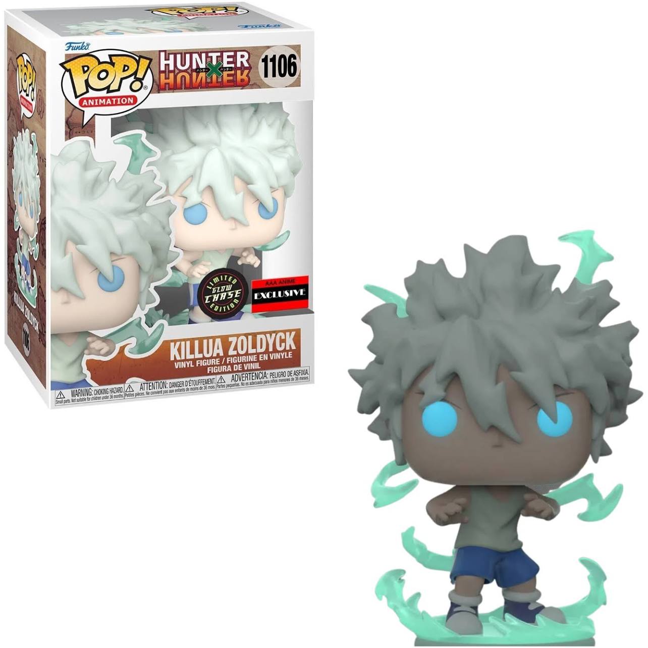 Funko Pop Hunter x Hunter Killua Zoldyck Chase (Glow in the Dark) 1106