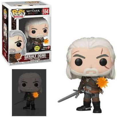 Funko Pop The Witcher Geralt (Igni) 554 (Glow in the Dark)