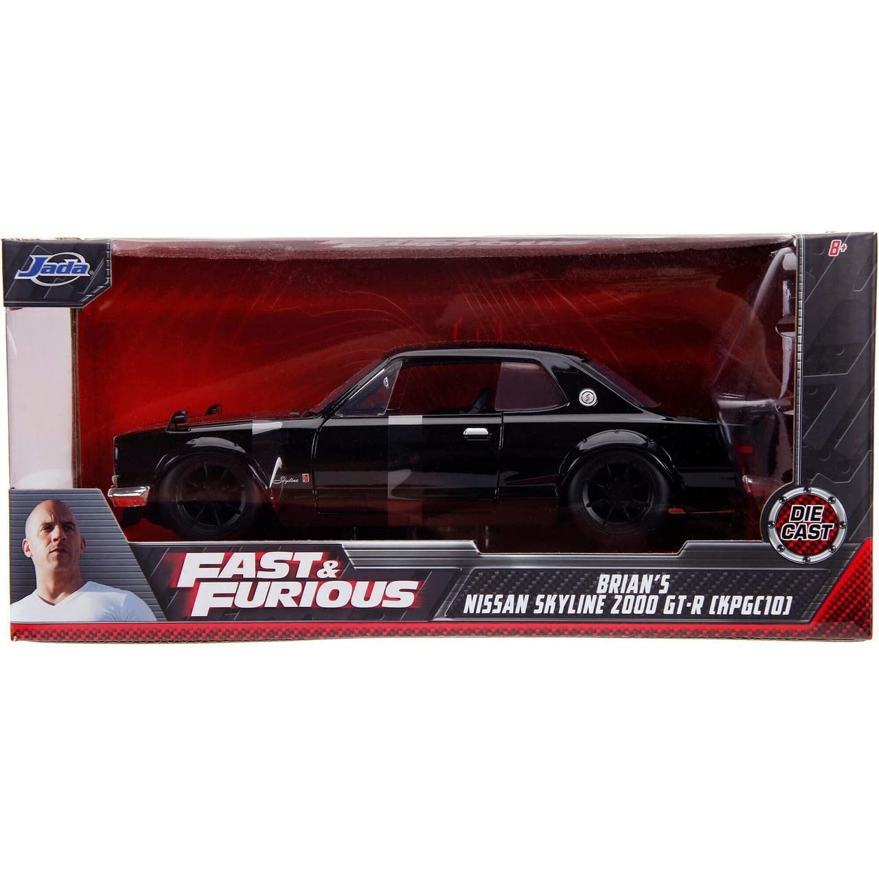 Fast and Furious Brian Skyline 2000 GT-R 34 diecast 1:24