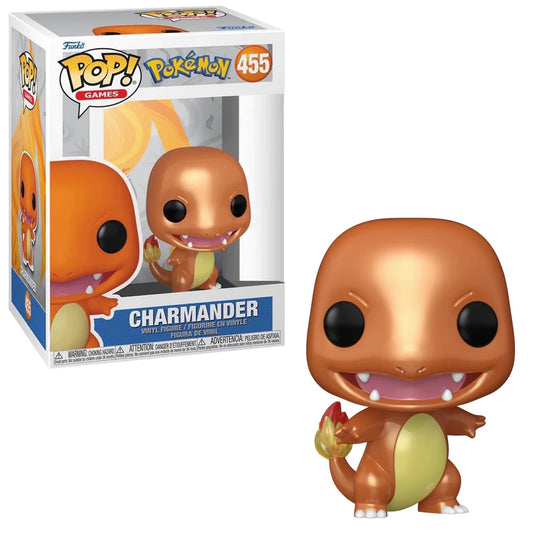 Funko Pop Pokemon Charmander Metallic 455