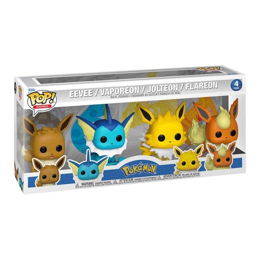 Funko Pop Pokemon Eeveelution 4 Pack