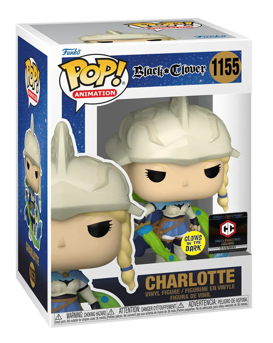 Funko Pop Black Clover Charlotte (Glow in the Dark) 1155