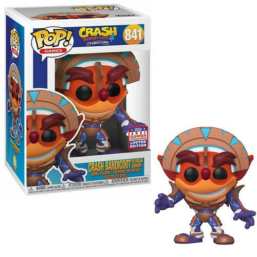 Funko Pop Crash Bandicoot in Mask Armor 841