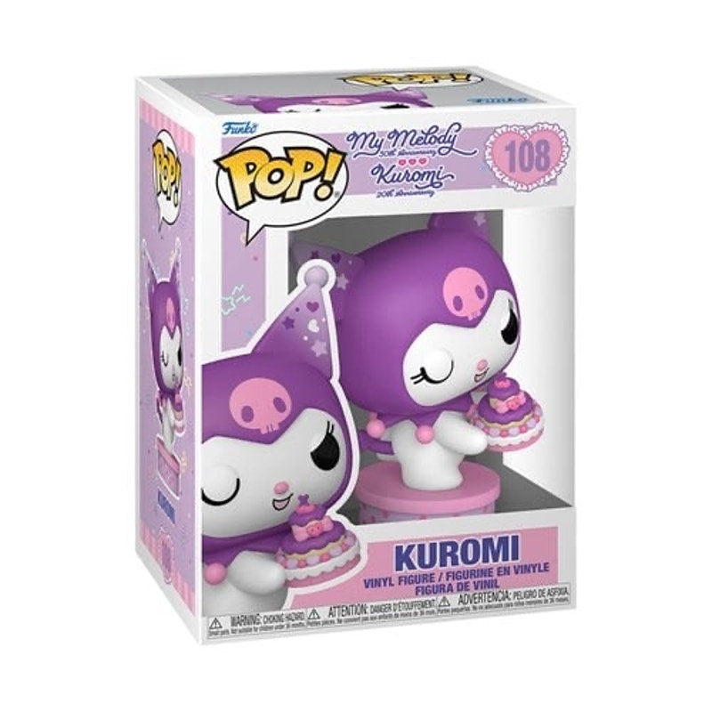 Hello Kitty and Friends 20th Anniversary Kuromi with Cake Funko Pop! #108